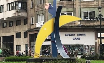Monumento 'Como chove miudiño'