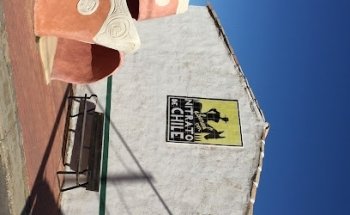 Museo de la Publicidad al aire libre. Cartel NITRATO DE CHILE.