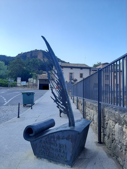 Monumento al Camino de la Lengua en San Millán de la Cogolla
