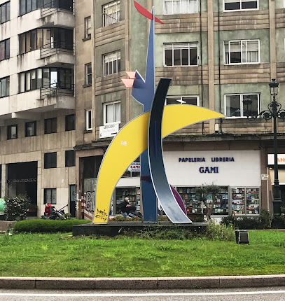 Monumento 'Como chove miudiño'