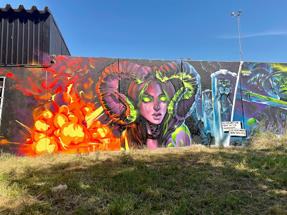 Visby Graffiti, pequeño muro