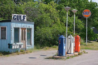 Gulf historisk bensinmack / 