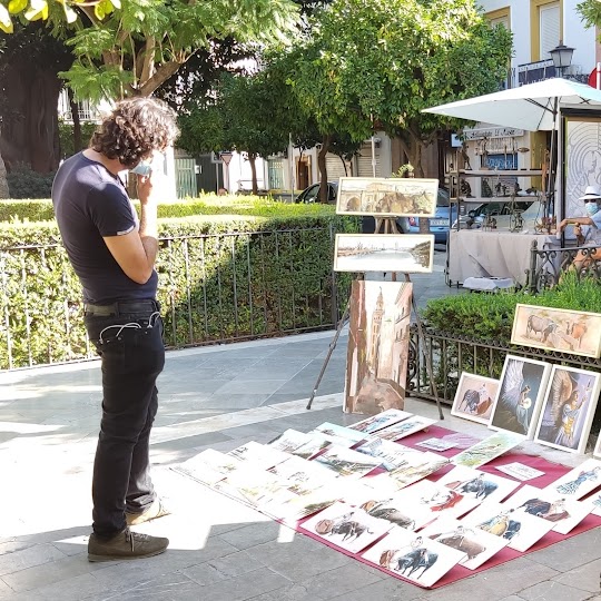 Muestra de Arte Plaza del Museo de Sevilla